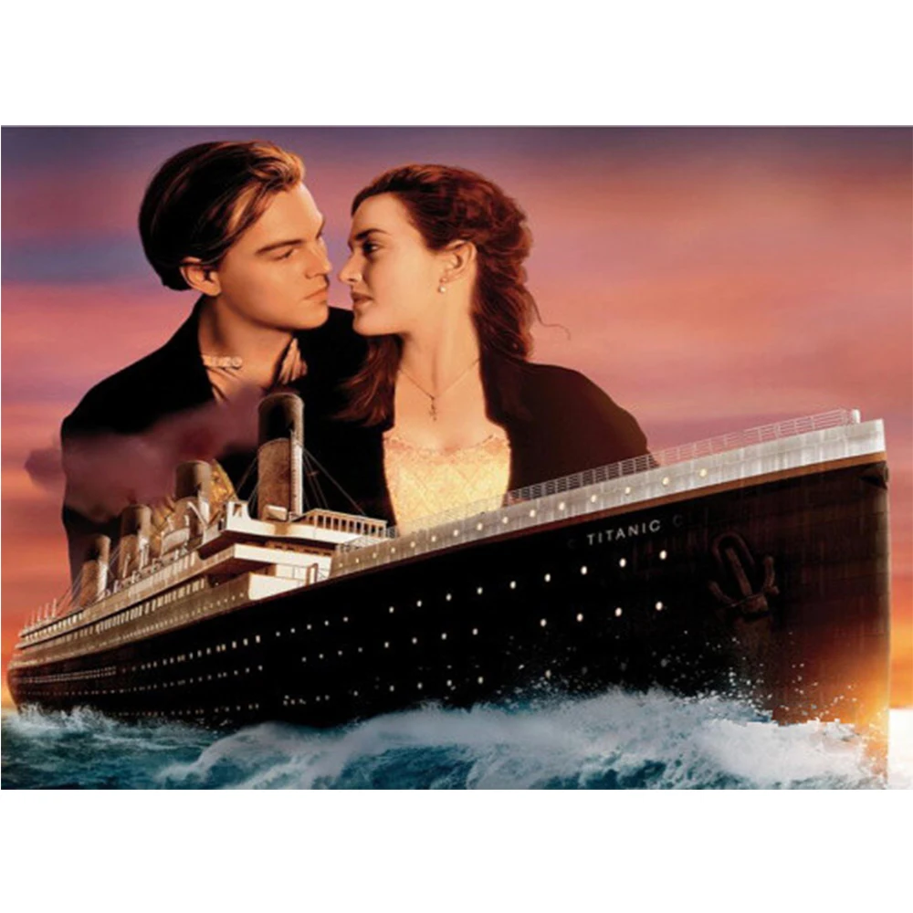 Titanic Алмазная вышивка икона 5D DIY картина полностью квадратная мозаика настенные