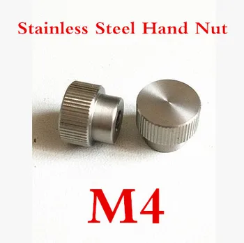 

20pcs/lot High Quality M4 Stainless Steel Step Knurl Hand Tighten Nuts