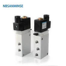 NBSANMINSE 802/263 серия 1/4 1/2 Соленоидный клапан воздушный регулирующий клапан DC24V AC220V электроклапан двухсторонний трехпозиционный