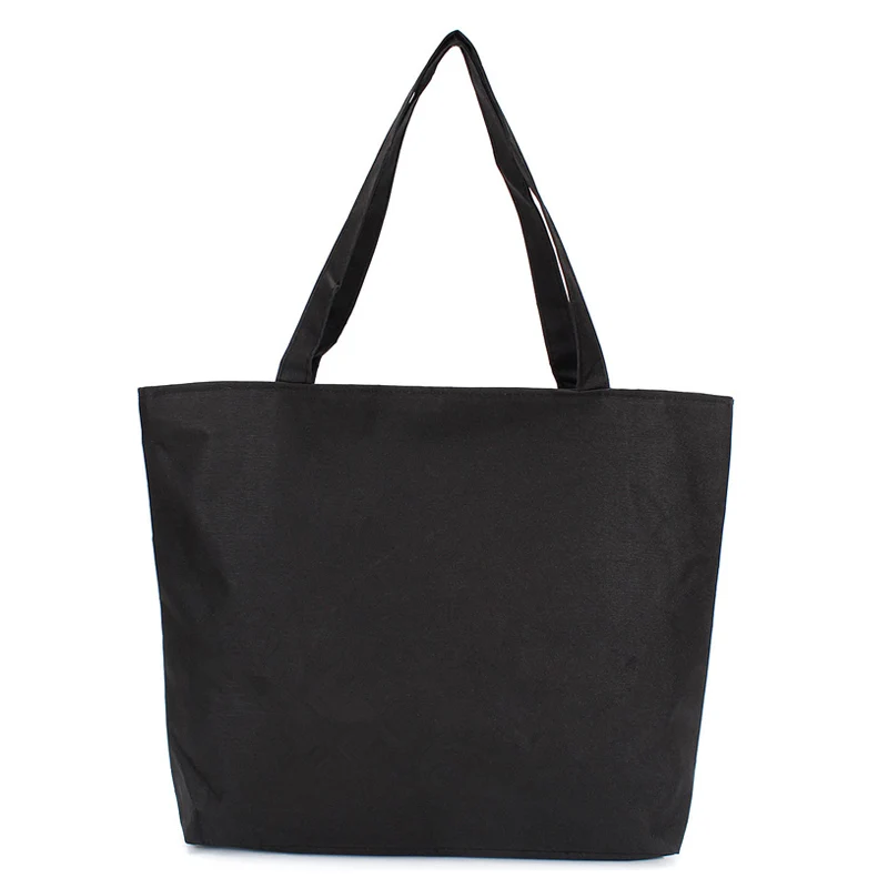 Wholesale Customizable Blank Women&#39;s Casual Handbag Quality Durable Canvas White Black Color ...