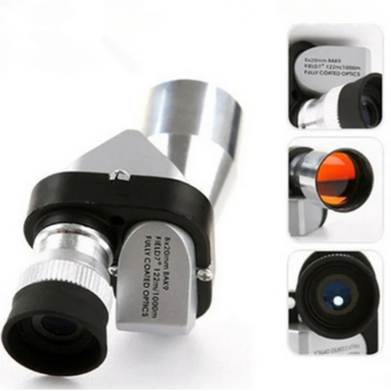Monocular Telescope HD Mini Spyglass 8x20 HD Optical Hunting Monoculars