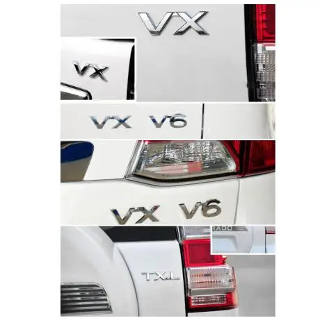 2.5В V6 V8 VX VXR TXL VXL Эмблема для Toyota Reiz Land Cruiser Prado Rav4 Tundra крышка багажника Наклейка