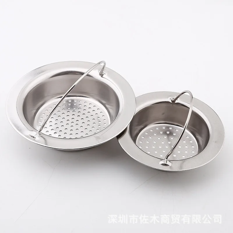 Фильтры из нержавеющей стали круглой формы Colanders Ванная Комната Раковина трап