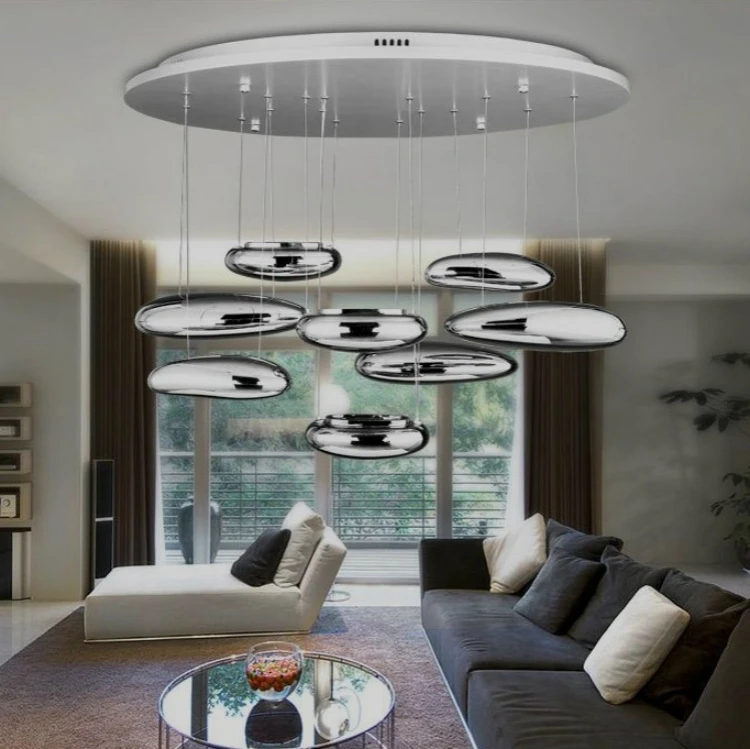 Modernas luces de techo Led mercurio Lustre Metal Luminaria lámpara de techo iluminación interior Lamparas accesorios lámpara suspendida