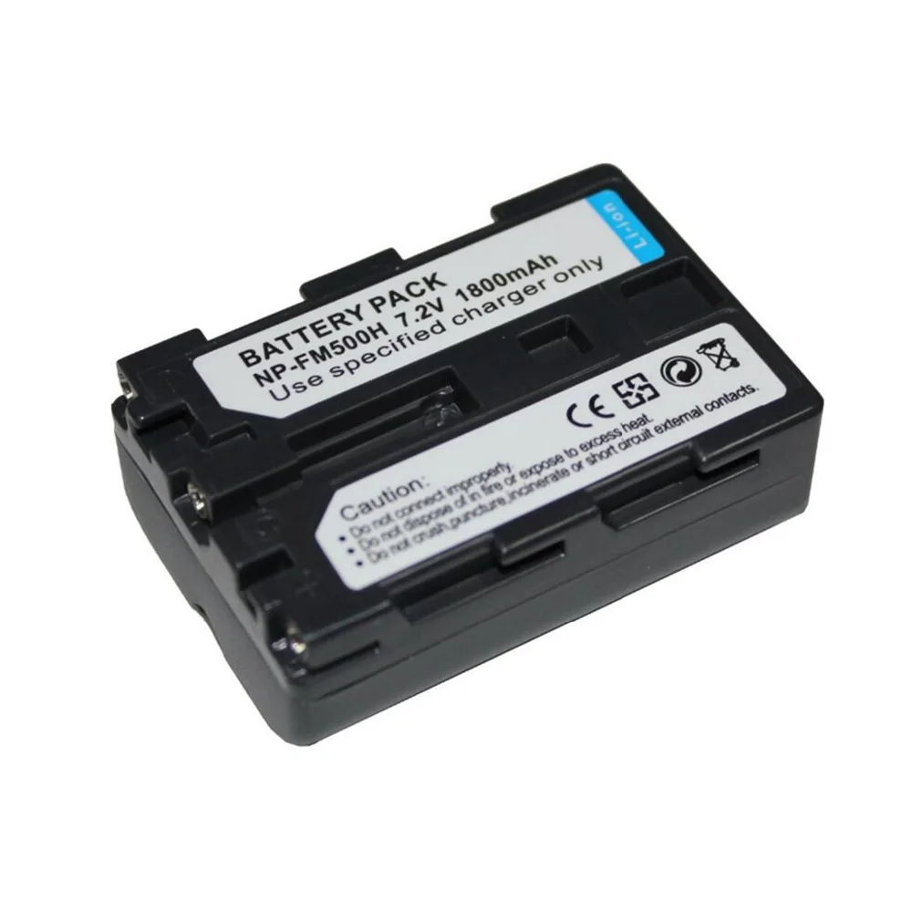 1pc 1800mAH NP FM500H NP FM500H FM500H Li ion Rechargeable Camera