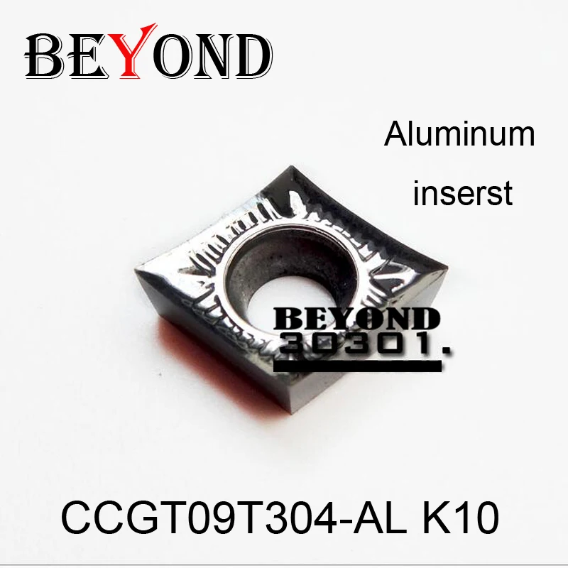 BEYOND CCGT09T304-AL K10 CCGT 09T304 Aluminum suit For SCLCR SCKCR SCBCR SCMCN Carbide Inserts Lathe Tools Turning Toolholder |