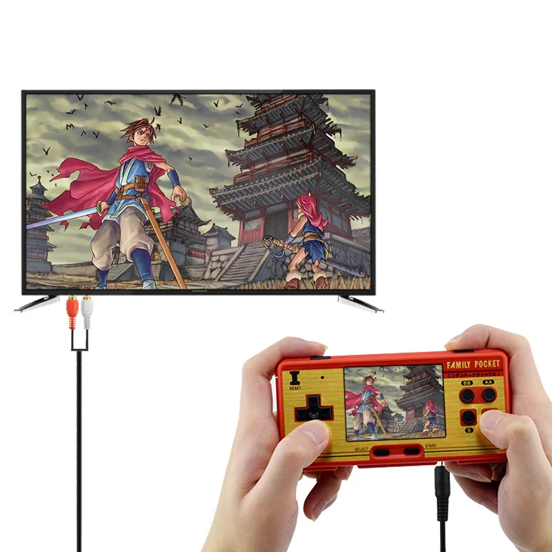 

AV out Video Game Portable Handheld Console Built-in 638 Games Retro Mini Game Best Gift For Child Support TV AV out