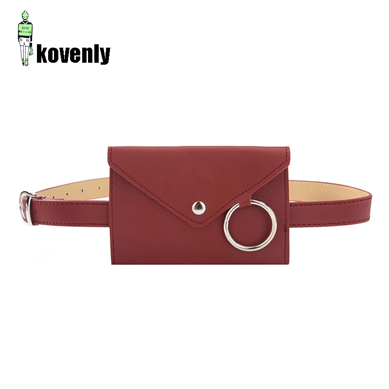 

PU Waist Belt Bag Vintage Women Fanny Pack Fashion Belt Phone Pouch Femal Waist Belt Pu Wallet Bum Bag Messenger Bolosa B98