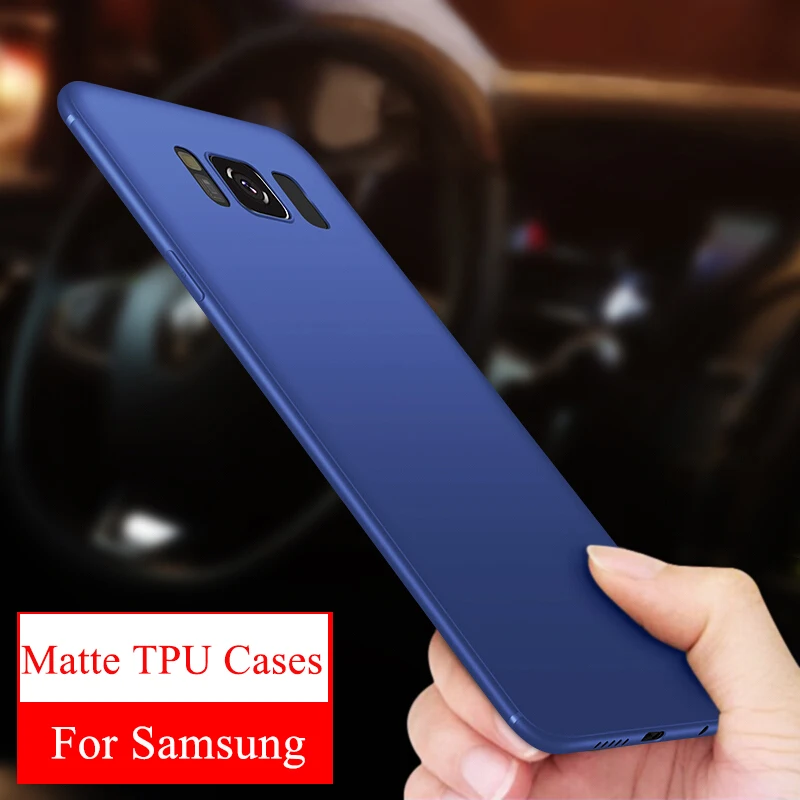 

Matte TPU Soft Case For Samsung Galaxy S8 Plus Case For Samsung Galaxy Note 9 S7 Edge S9 Plus Frosted Ultra Silicon Phone Cover