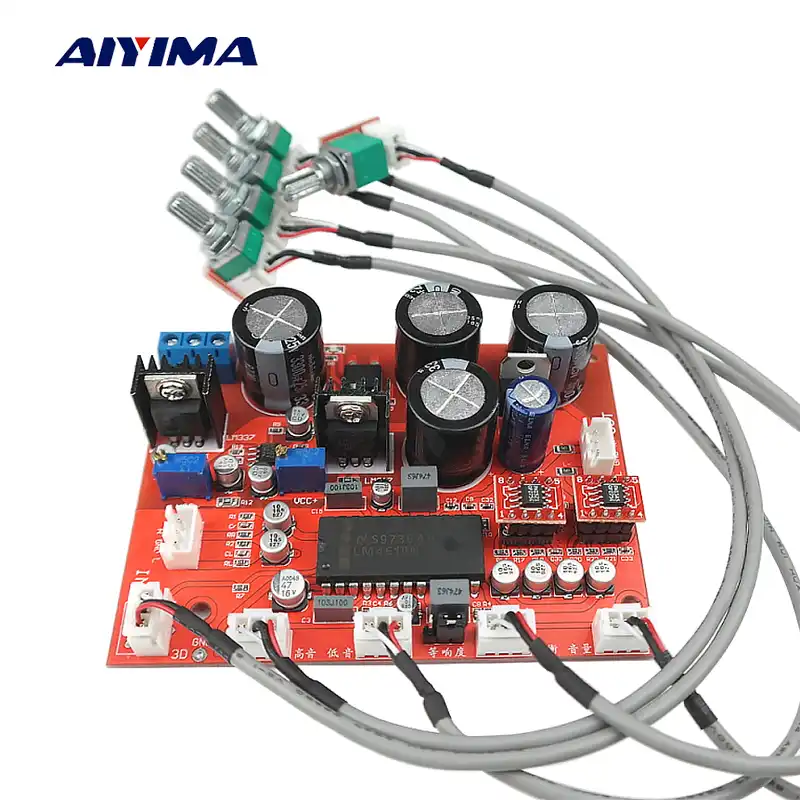 AIYIMA LM4610N Preamplifier Tone Board NE5532 Tone Preamp Volume Control 3D Surround Sound Equal