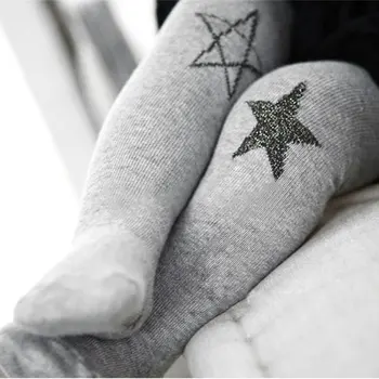 

0-7Y Infant Baby Girls Star Print Pattern Tights Children Kids Cotton Warm Pantyhose Toddler Cute Princess Soft Stockings
