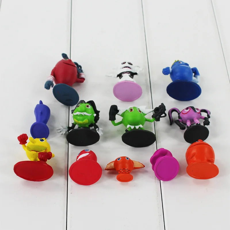 12 шт./лот Pac Man и Ghostly Adventures пиксели pacman ПВХ Фигурки игрушки|figure toy|pvc toytoys toys |