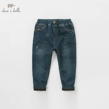 

DBK8326 dave bella 5Y-13Y autumn kids boys casual boutique pants children fashion trousers