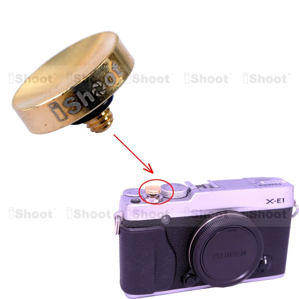 Gold Camera Release Shutter Button for Fuji Fujifilm X100 X100S X100T