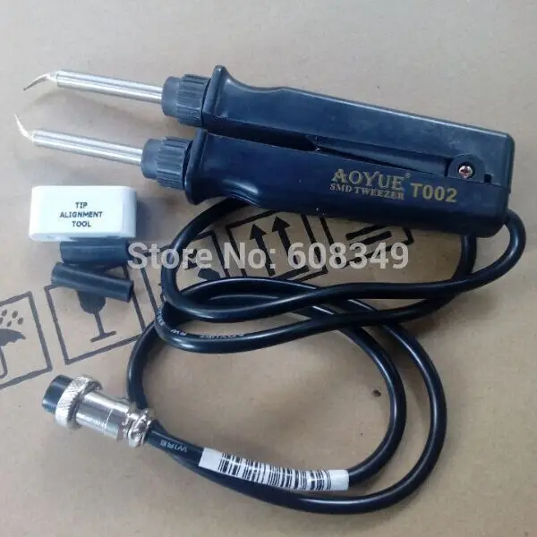 Пинцет AOYUE T002 для паяльника 2702A +/2703A +|tweezers|tweezer solderingtweezer iron |