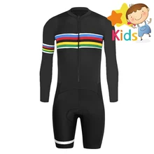 Children's Trisuits Cycling Skinsuit for Kids Triathlon Cycling Clothing Set Body Suit Cycling Clothing Ciclismo Maillot Cycling