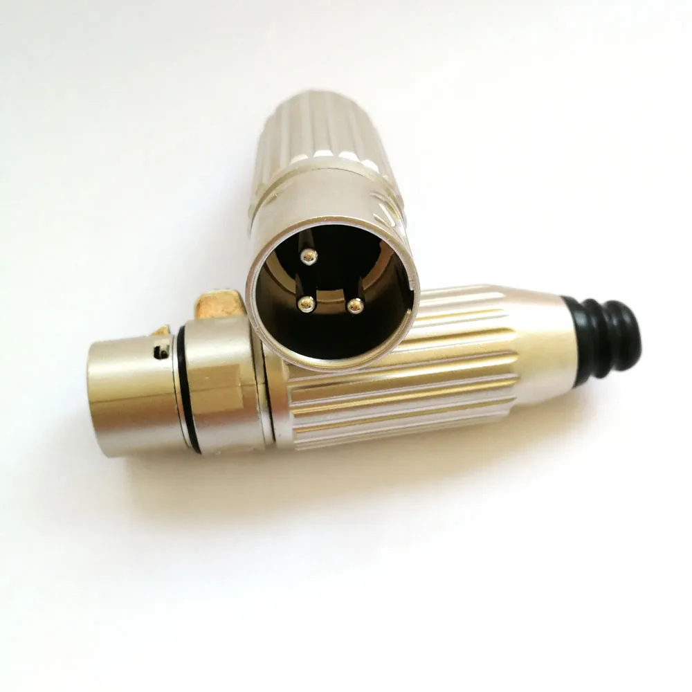 20PCS Male 20 шт./лот(10 мужчин+ 10 женщин) Switchcraft 3 Pin XLR Твист Мужской кабель с разъемом-розеткой крепление XLR - Цвет: 20PCS Male