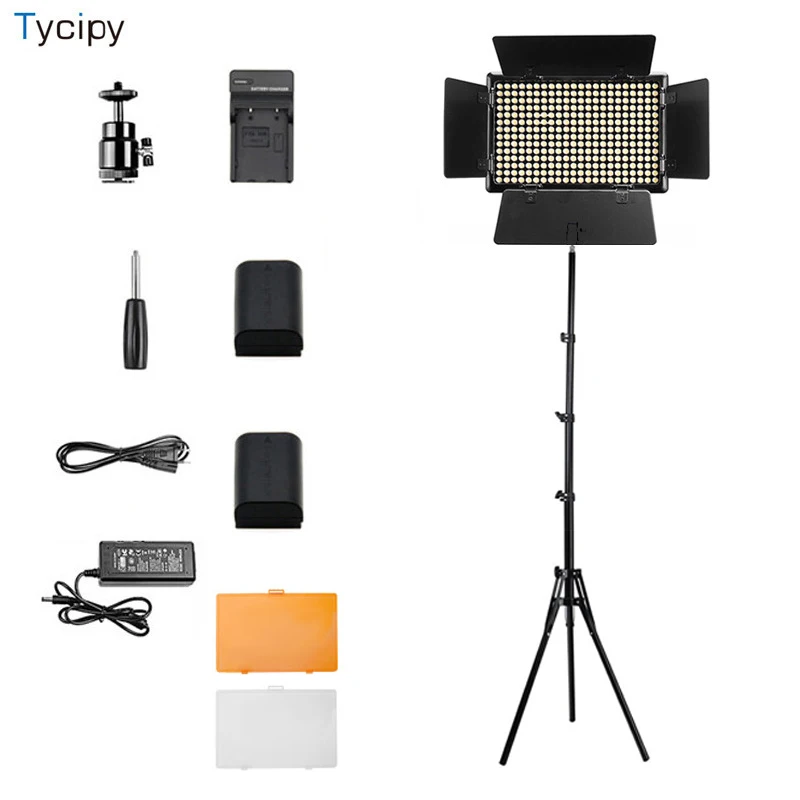 

Tycipy Dimmable Camera Bi-color LED Video Light Studio Photo Photography Lighting For DSLR Nikon Canon Camera