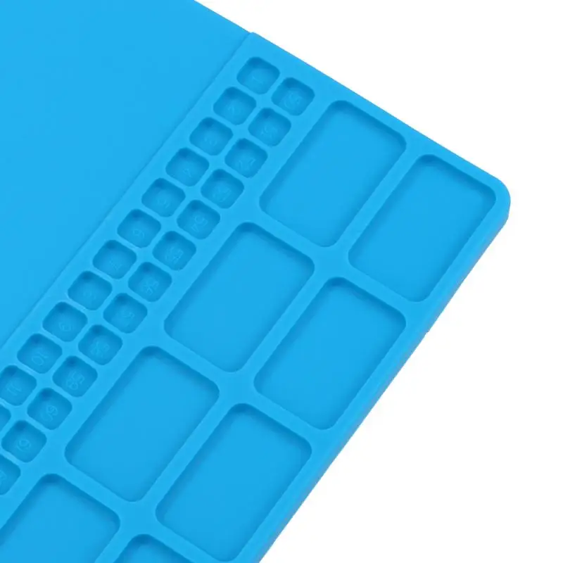 Repair Pad Insulation Heat-Resistant Soldering Station Silicon Soldering Mat Work Pad Desk Platform for BGA Soldering Station