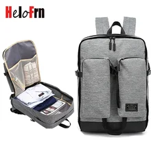 HeloFrn Soprt Men Women Canvas Backpack Large Capacity Laptop Sport Bag Women Men Backpack Teenager Weenend Travel Mochila