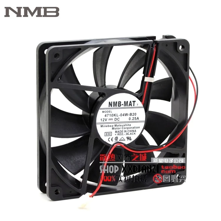Оригинальный вентилятор охлаждения для NMB 4710KL-04W-B20 12025 12 см 0.25A профессиональный |