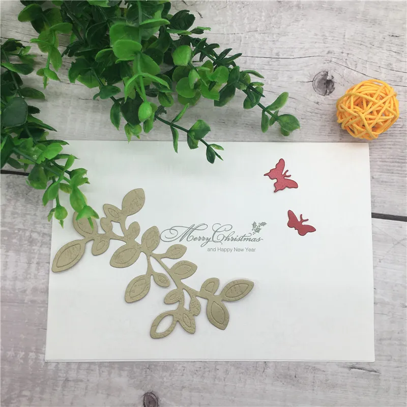 

TR-038 NEW Leaves Metal Die CUT Cutting Decorative DIY Embossing Scrapbooking Collect Craft Create Stamps card Stencil butterfly