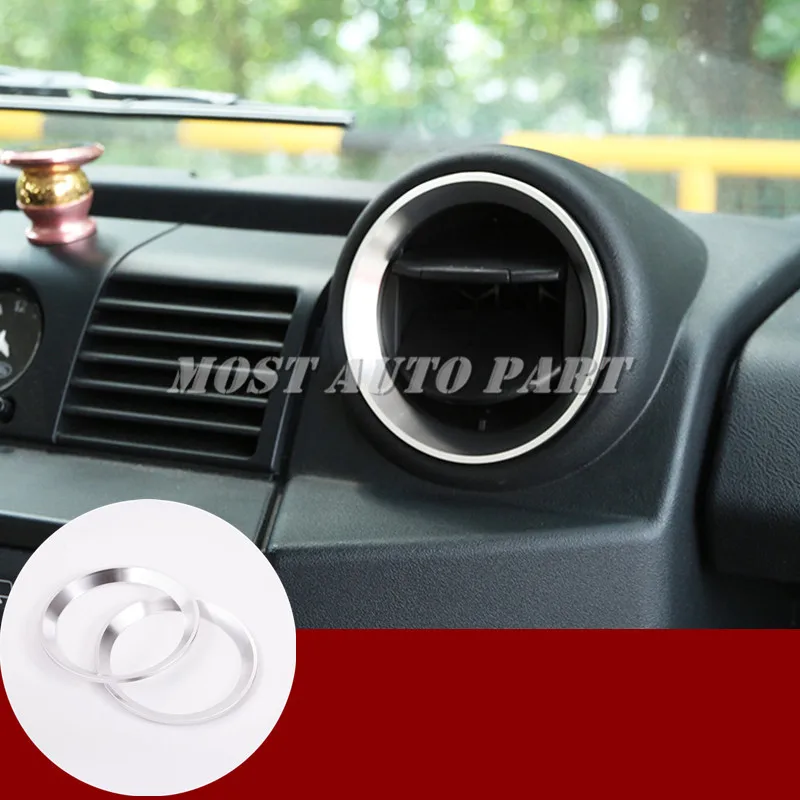 

Silver Center Air Vent Outlet Cover For Land Rover Defender 90 110 2009-2015