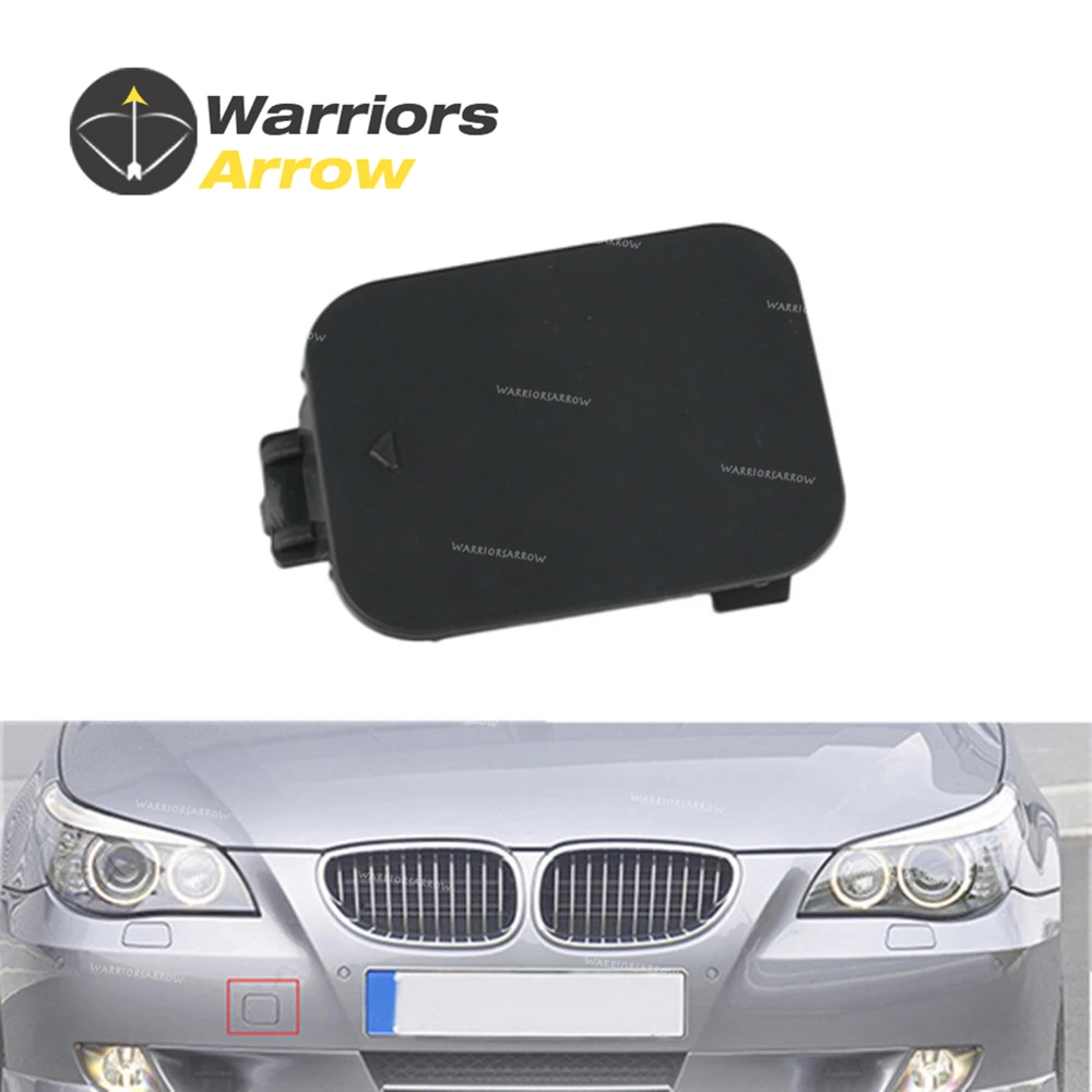 

51117184708 For BMW E60 E61 5-Series 528i 535i 550i 2008 2009 2010 528i xDrive 2009 2010 Unpainted Bumper Tow Hook Cover Front