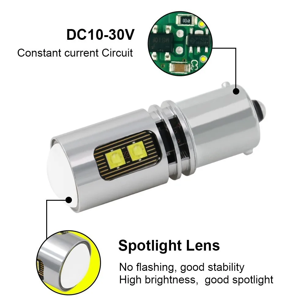 Цельнокроеное платье P21W 1156 1157 BA15S светодиодный лампы автомобиля светильник s сигнал поворота Стоп-сигнал светильник R5W высокое Мощность 12V 24V 45W лампы для автомобилей