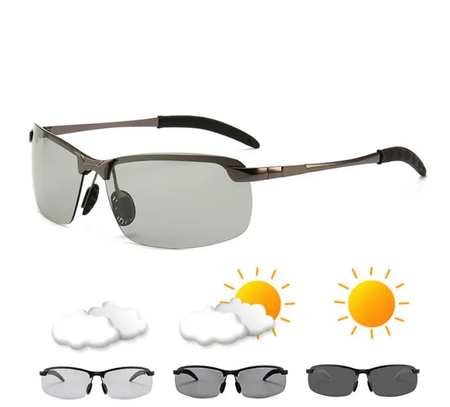 

2019 Ultraviolet induction polarized glasses gafas pesca sports sunglasses lunettes polarisantes