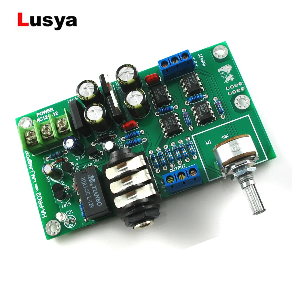 HA-PRO2 Headphone Amplifiers Board Ultra Low Noise Low Distortion Headphone Plate Amplificador Monitor level DIY Kits A8-018 HA-PRO2 Headphone Amplifiers Board Ultra Low Noise Low Distortion Headphone Plate Amplificador Monitor level DIY Kits A8-018