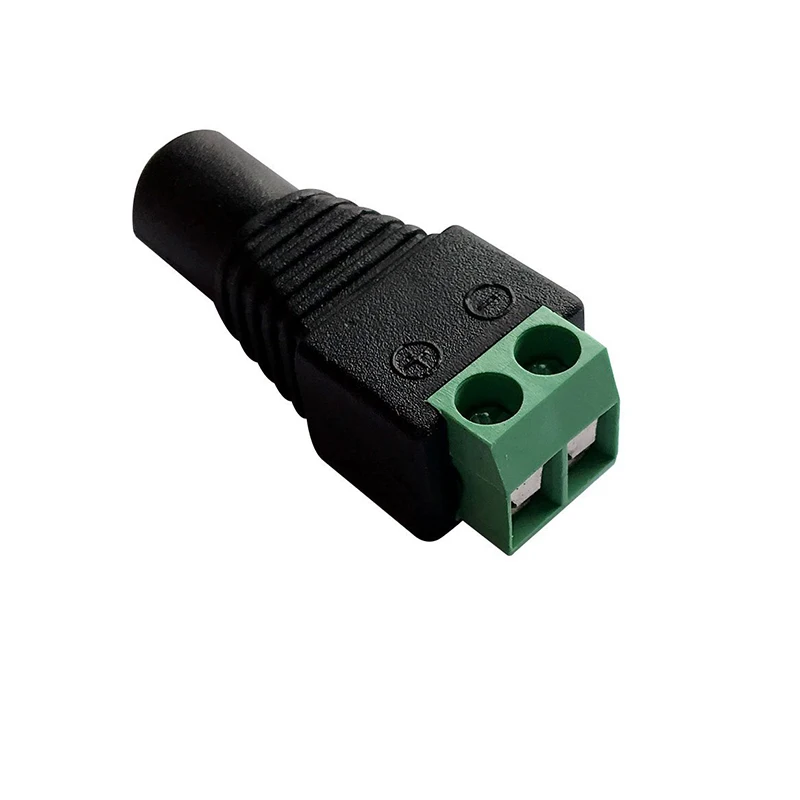 

ALLISHOP 1 pair 1x Male + 1x Female 2.1x5.5mm DC Power Cable Jack Adapter Connector Plug Led Strip CCTV Camera Use 12V