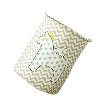 

Cute Baby Toys Angel Horse Storage Bags Handle Ears Clothes Bag Laundry Pouch Baby Storage Organizer