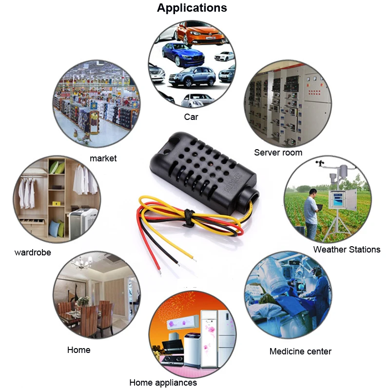 Датчик температуры и влажности цифровой детектор AM2301 модуль может работать с GSM SMS контроллер сигнализации RTU5023/S270/S271/S272