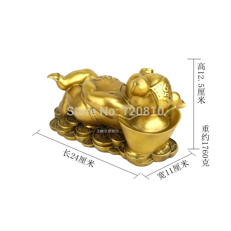 

Copper word blessing rest easy money Zodiac Lucky pig ornaments statue