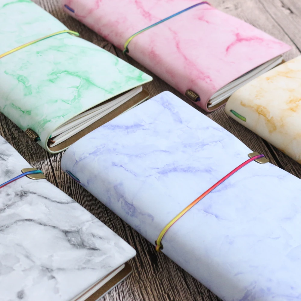 Domikee original creative portable leather travel notebooks stationery