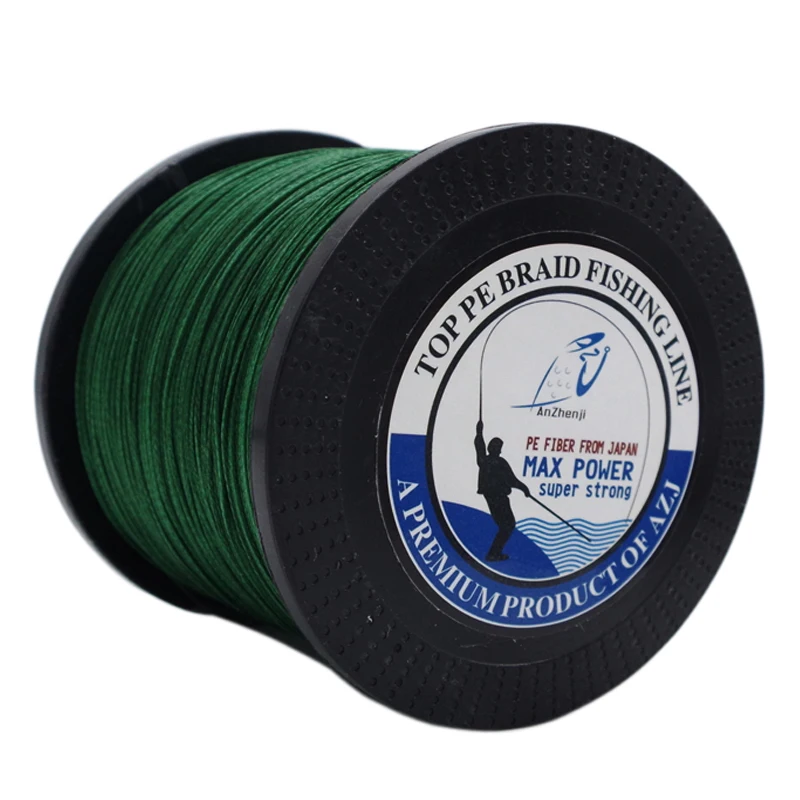

AZJ New 8 Strands 300M Super Strong 200LB 250LB 300LB Multifilament PE Braided Fishing Line for Sea Fishing