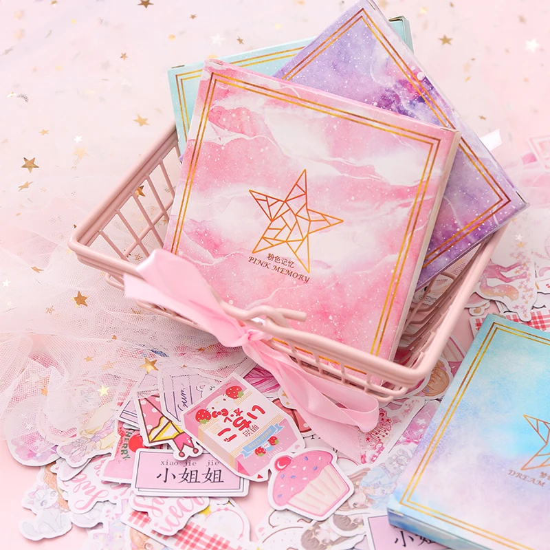

200pcs/Box Cute Girl Food Diary Planner Decorative Stickers Adhesive Stickers Kawaii Animals Scrapbooking Stationery Stickers