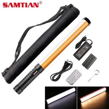

SAMTIAN STL-900 Professional LED Video Light Magic Tube LED Photo Lamp for Studio Camera Shoot 298 LEDs CRI95 3200K/5600K