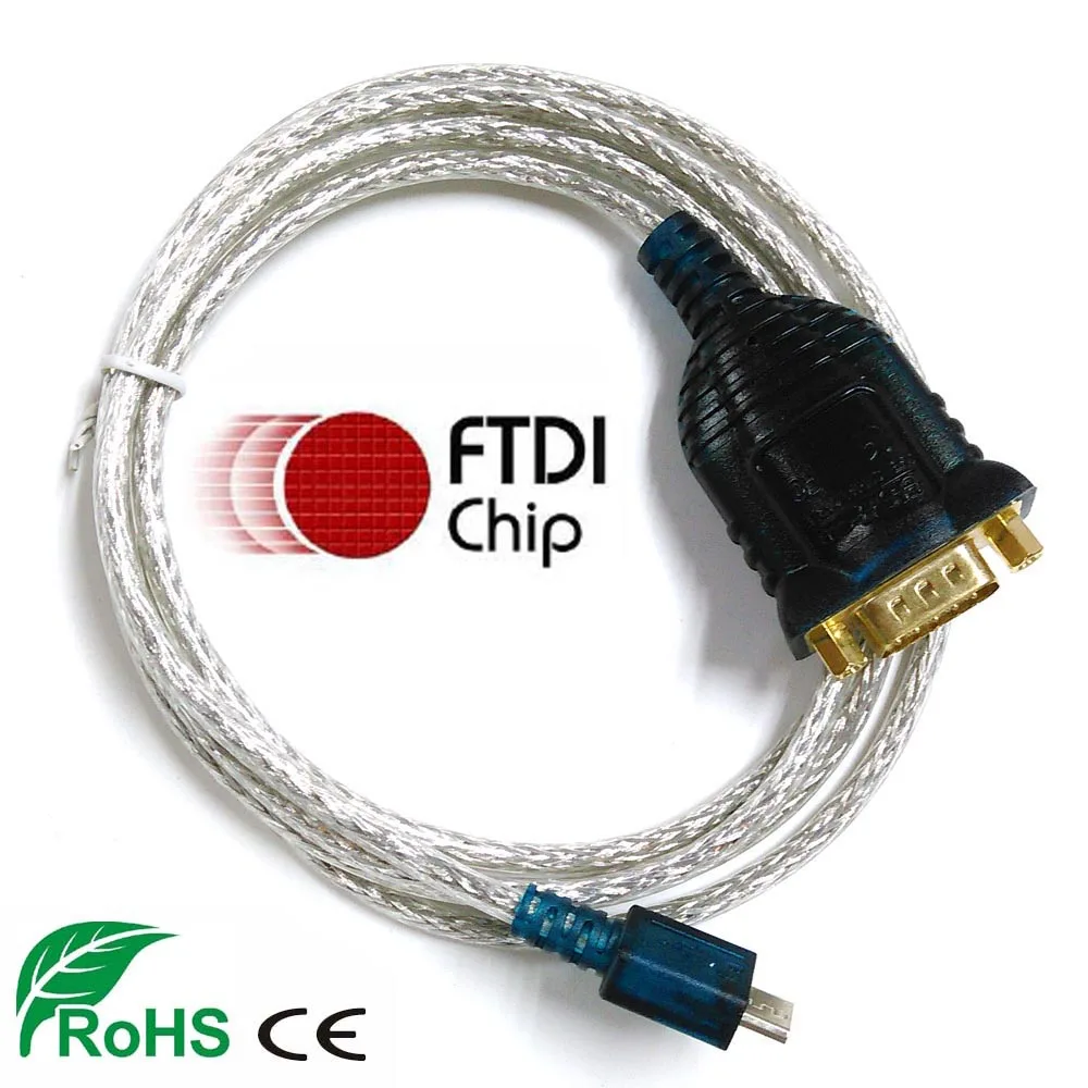 ftdi usb rs232 cable with db9 male full pinout compatible with uc232 us232 micro  usb serial cable-in Computer Cables & Connectors from Computer & Office on  ...
