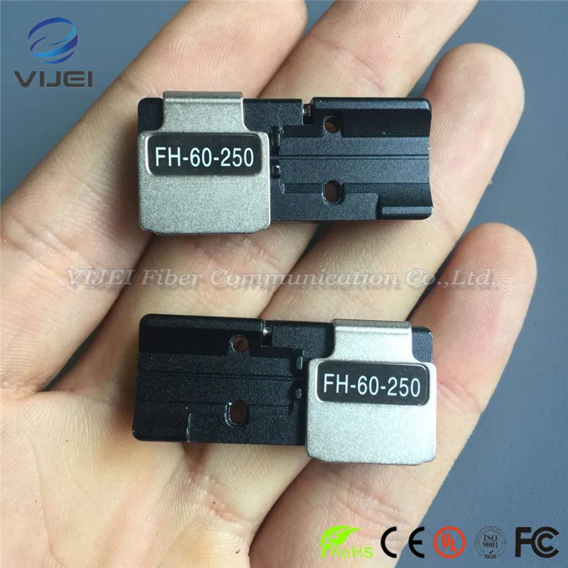 

FH-60-250 Fujikura FSM-60S FSM-60R FSM-80S FSM-62S Fusion Splicer Single Core Fiber Holders Fixture 1 pair