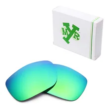 Mryok поляризованные Сменные линзы для солнцезащитных очков-солнцезащитные очки с двумя мордочками изумрудно-зеленого цвета