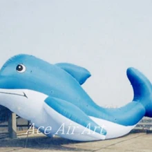 Длинная гигантская наружная рекламная деталь надувной Дельфин для событий и шоу или аквариум магазин Открытый
