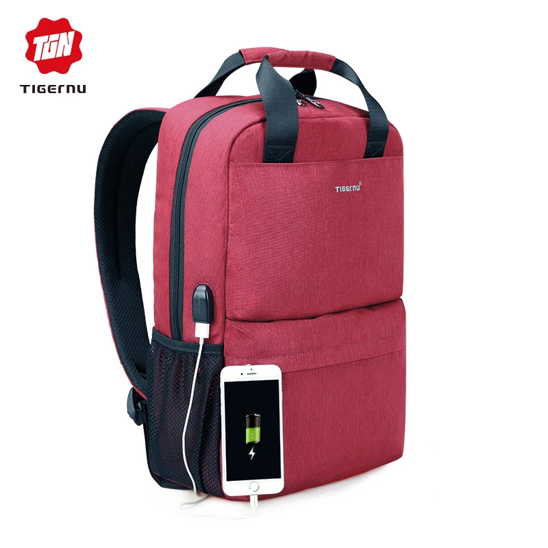 

2018 Tigernu Fashion School Laptop Backpack 15 Inch Travel Business Backpack Bags Rucksack Mochila Free Shipping For Female Male