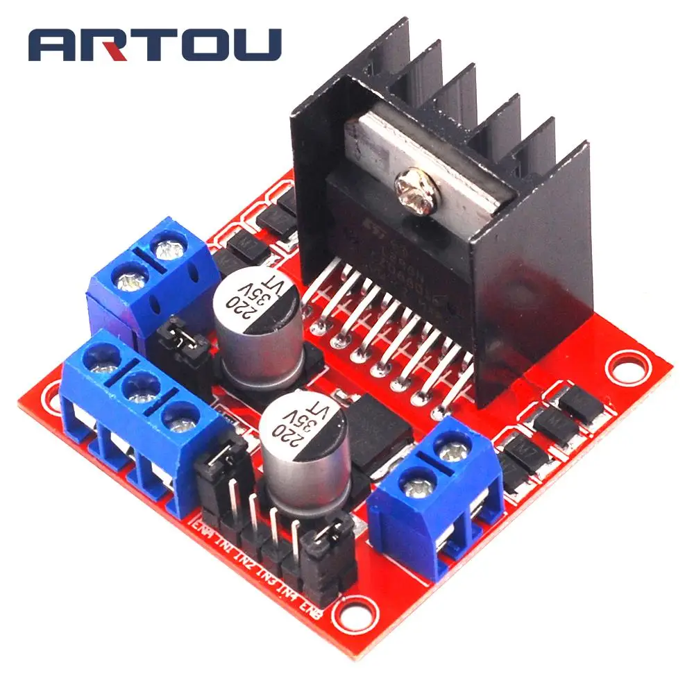 

1PCS New Dual H Bridge DC Stepper Motor Drive Controller Board Module L298N for Arduino smart car robot
