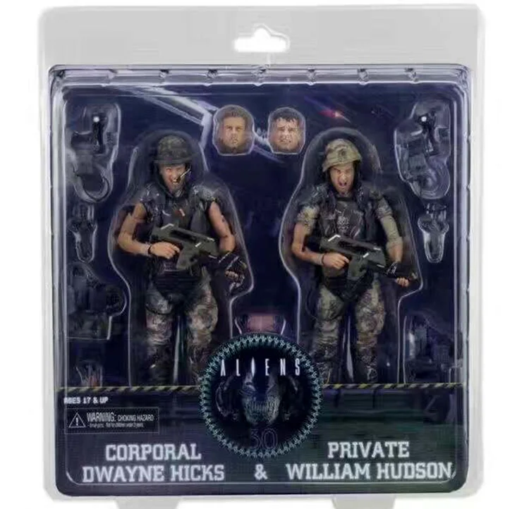 

NECA Aliens Corporal Dwayne Hicks & Private William Hudson PVC Action Figure Collectible Model Toy 2-pack
