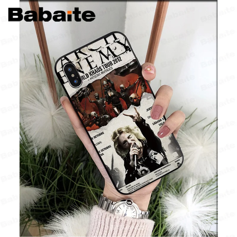 Babaite Arch Enemy Pattern TPU Soft Phone Accessories Phone Case for Apple iPhone 7 8 6 6S Plus X XS MAX 5 5S SE XR Cellphones