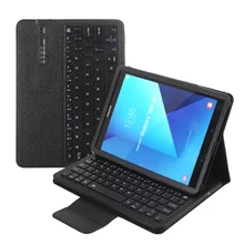 Для Samsung Galaxy Tab S3 9,7 T820 T825 T550 T555 T810 T810 Беспроводной bluetooth-клавиатура случае Tablet Флип кожаный чехол подставка+ ручка