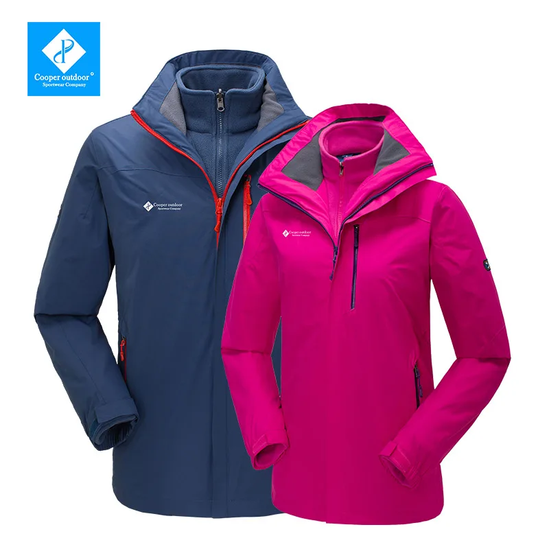 

Cooper outdoor Winter jacket Men Women Windproof Waterproof Camping Hiking Jackets Mountain Fleece Jackets Outdoor Windbreaker