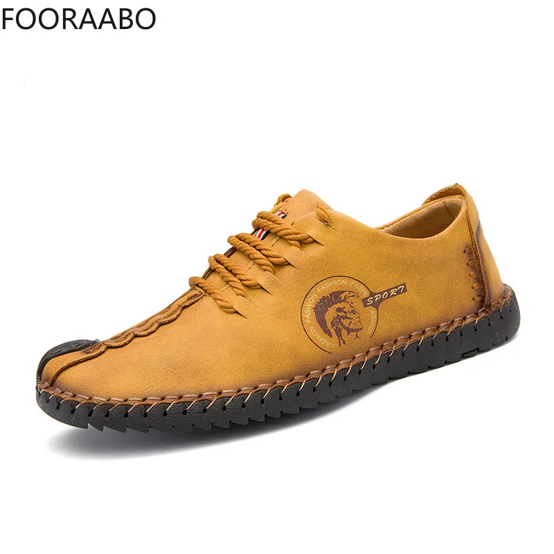

2019 New Comfortable Casual Shoes Loafers Men Shoes Quality Split Leather Shoes Men Flats Hot Sale Moccasins Shoes